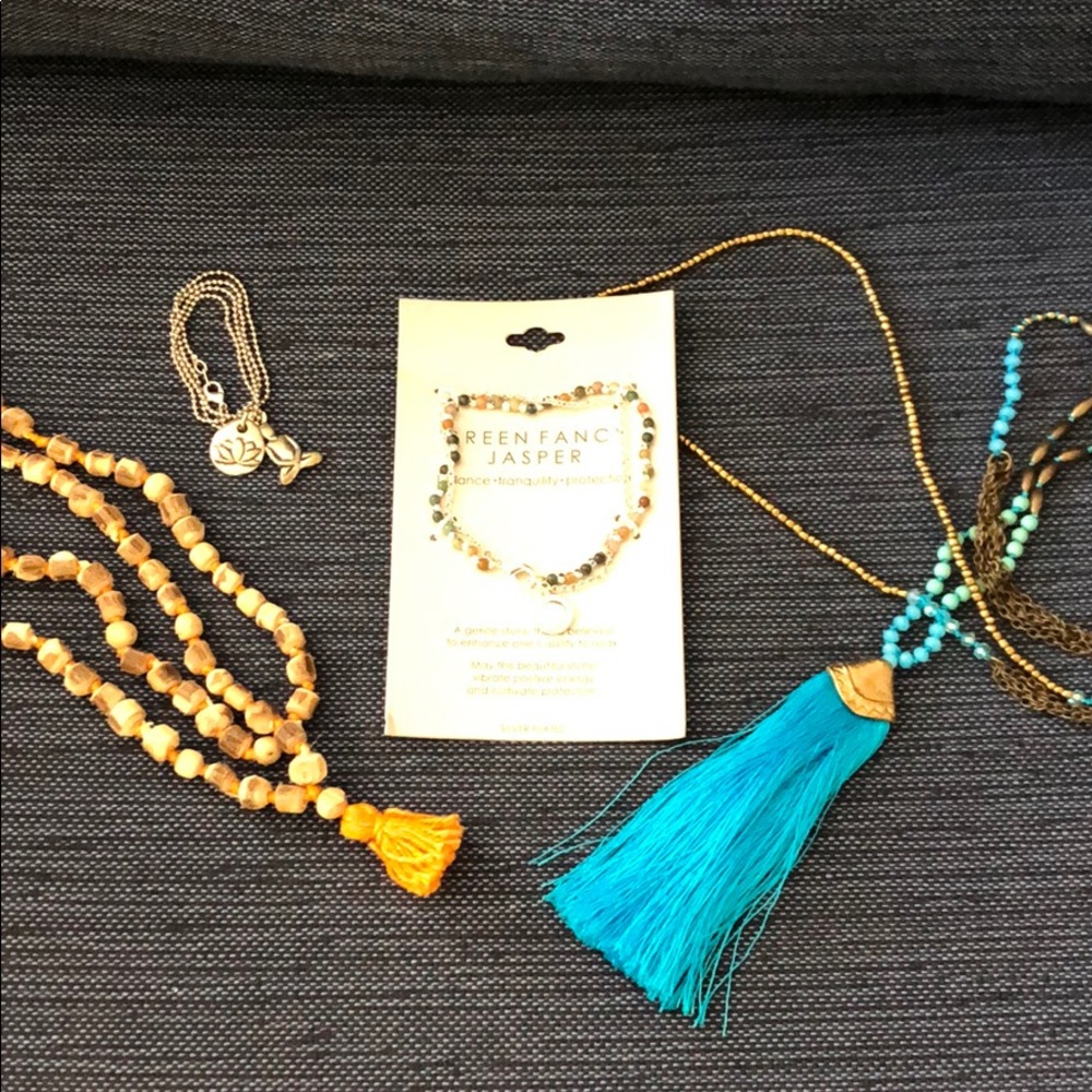 Mala/yoga necklace bundle!